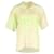 Camicia button down a maniche corte di Acne Studios in seta verde lime  ref.1322341