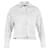 Proenza Schouler Chemise courte en popeline à rayures White Label en coton blanc  ref.1322342