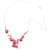 Swarovski 75cm Crystal Long Necklace in Pink Metal  ref.1322346