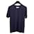 Maison Martin Margiela Camiseta con cuello redondo Maison Margiela en algodón azul marino  ref.1322359