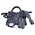 Balenciaga Monogram Neo Cagole XS Crossbody Bag in Blue Denim Cotton  ref.1322393