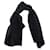 Foulard carré Louis Vuitton en soie noire  ref.1322395
