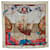 Hermès Carré Christophe Colomb decouvre l’Amerique Silk Scarf Cotton  ref.1322401