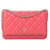 Chanel Wallet on Chain Coral Leather  ref.1322469