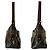 Lancel Black and Dark Brown Leather Hobo Shoulder Bag - view 3