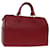 Louis Vuitton Epi Speedy 30 Bolsa de Mão Castelhano Vermelho M43007 Autenticação de LV 69985 Couro  ref.1322591