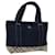 BURBERRY Nova Check Blue Label Hand Bag Denim Navy Beige Auth bs13210 Navy blue Cloth  ref.1322625