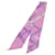 Hermès HERMES Twilly Scarf Silk Pink Auth 69128  ref.1322666