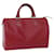 Louis Vuitton Epi Speedy 30 Bolsa de Mão Castelhano Vermelho M43007 Autenticação de LV 70228 Couro  ref.1322674
