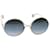 GUCCI Sunglasses metal Gold GG0253SA Auth am5964 Golden  ref.1322710