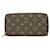 Louis Vuitton Portefeuille zippy Marrom Lona  ref.1323119