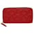 Louis Vuitton Zippy Wallet Cuir Rouge  ref.1323131