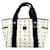 MCM tote bag shopper bag purse handbag white blue black logo print  ref.1323154