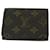 Louis Vuitton Porte carte de visite Brown Cloth  ref.1323158