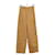 Soeur Wide linen pants Camel  ref.1323230