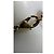 Collana Chanel con perle e pendente CC in tweed dorato D'oro - vista 3