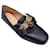 Autre Marque Gucci Black Queen Margaret Nappa calf leather Leather Loafers  ref.1323246