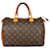 Louis Vuitton Canvas Monogram Speedy 30 Brown Leather  ref.1323311