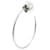 Chrome Hearts Silver Plus Hoop Single Earring Metal  ref.1323369