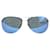 Prada Gafas de sol teñidas de aviador azul  ref.1323517