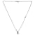 Chanel Silver CC necklace Silvery  ref.1323557
