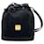 MCM Vintage Nylon Leather Bucket Drawstring Shoulder Bag Drawstring Bag Purse Black  ref.1323576