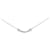 Tiffany & Co Tiffany Silver 18Colar com pingente K Mini T Smile Prata Metal  ref.1323652