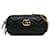 Schwarze Mini-Umhängetasche GG Marmont von Gucci mit Dreifach-Reißverschluss Leder Kalbähnliches Kalb  ref.1323662
