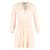 Maje Smocked Mini Dress in Peach Viscose Cellulose fibre  ref.1323685