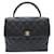 Chanel CC-gesteppte Tasche mit Kaviargriff Leder  ref.1323713