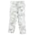 Chanel Jeans padrão desbotado com logotipo CC na passarela Multicor Algodão  ref.1323756
