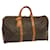 Louis Vuitton Monogram Keepall 50 Boston Bag M41426 LV Auth 68885 Cloth  ref.1323835