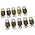 Louis Vuitton padlock 10set Gold Tone LV Auth ar11665b Metal  ref.1323873