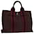 Hermès HERMES Fourre Tout PM Hand Bag Canvas Red Auth mr057 Cloth  ref.1323879