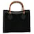 GUCCI Bamboo Tote Bag Suede Black 002 123 0260 Auth ep3848  ref.1323898