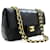 Chanel Classic lined flap 9" Chain Shoulder Bag Black Lambskin Leather  ref.1323964