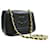 CHANEL Full Flap Mini Small Chain Shoulder Bag Black Coco Quilted Leather  ref.1323970