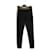 Leggings Louis Vuitton FR36 Pantaloni LV neri in poliammide USA27 Nero  ref.1324144