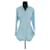 Alaïa vestido de algodón Azul  ref.1324170