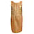 Autre Marque Marni Gold / Orange Lurex Sleeveless Dress Golden Polyester  ref.1324215