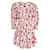 Autre Marque IRO Blanc / Mini-robe smockée à fleurs rouge Multi Showoff Coton Multicolore  ref.1324228