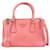 Prada Saffiano Lux Galleria Small Leather Bag in Pink  ref.1324244