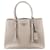 Prada Nappa Gofle Hand bag Grey BN1924 Leather  ref.1324245