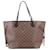 Louis Vuitton Damier Neverfull MM N51105 Brown Leather  ref.1324246