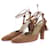 GIVENCHY  Sandals T.eu 39 Suede Brown  ref.1324387