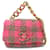 Chanel Pink Mini Tweed 19 Flap Cloth  ref.1324464