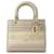 Dior Brown Medium Embroidered Canvas Lady D-Lite Beige Cloth Cloth  ref.1324496