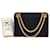Bolsa de ombro de pano com corrente Chanel Mademoiselle Bijoux Preto Lona  ref.1324526