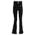 Veronica Beard Giselle Flare High Rise Pants in Black Cotton  ref.1324625