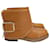 Alexander McQueen Cuff Boots In Brown Leather  ref.1324645